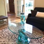 Glass Top Cocktail Table