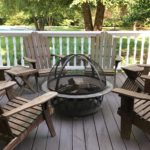 Adirondack Chairs And Firepit