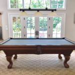 Brunswick Winslow Pool Table In Beautiful Condition With Cue Rack And Other Accessories