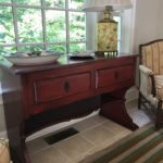 Country Console Buffet With Acorn Pulls 4ft Long X 32in Deep