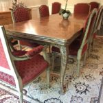 Custom Carpet 9 X 12 And Dining Table And 8 Chairs