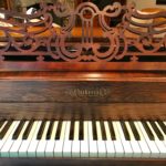 Antique Chickering SQUARE PIANO C.1850 RESTORED And MAINTAINED