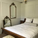 French Full Size Bed Headboard And Footboard, Pair Of Mirrors