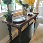 Ethan Allen Console Table - Extends to Dining Table