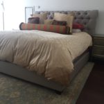 ZGallerie King Size Bed And Headboard And Footboard