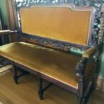 Victorian Settee With Beautiful Carving