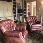 PAIR Of Hancock Moore Leather Chairs