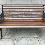 Outdoor Iron And Wood Bench