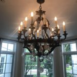 Dining Room Chandelier With Lovely Crystals