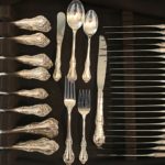 INTERNATIONAL SILVER STERLING FLATWARE FOR 24 AND SERVING PIECES. Joan Of Arc Pattern!