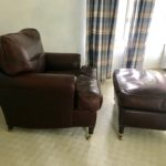 Leather Chair And Ottoman Ralph Lauren
