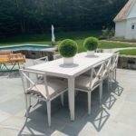 Outdoor Restoration Myustique Table Anc Chairs In Aluminum