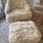 Sherpa Chair And Ottoman