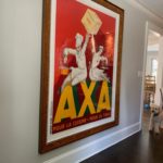 AIX LES BAINS LEONETTO CAPPIELLO Original French Litho Poster Framed 43 X 52 Unframed 37 X 45