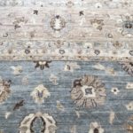 Large Carpet In Blues And Neutrals Beautiful ! Size Apporx 12 X 15