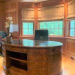 Leather Top Kidney Shaped Executive Desk