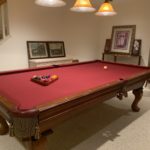 OLHAUSEN POOL TABLE IN MINT CONDITION Almost New 8 + Feet